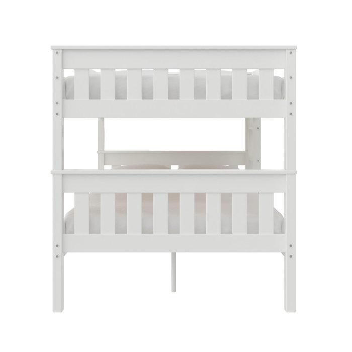 Harriet Bee AlmedaCheatham Solid Wood Full Over Full Bunk Bed & Reviews